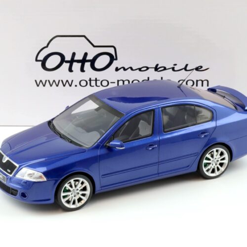 1:18 OTTO mobile OT478 Skoda Octavia RS 2.0 TFSI Limousine Race blue metallic 2006