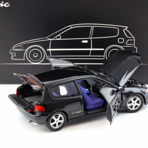 1:18 LCD Models Honda Civic SiR II (EG6) VTEC 1993 black with Lift LCD18018-BL
