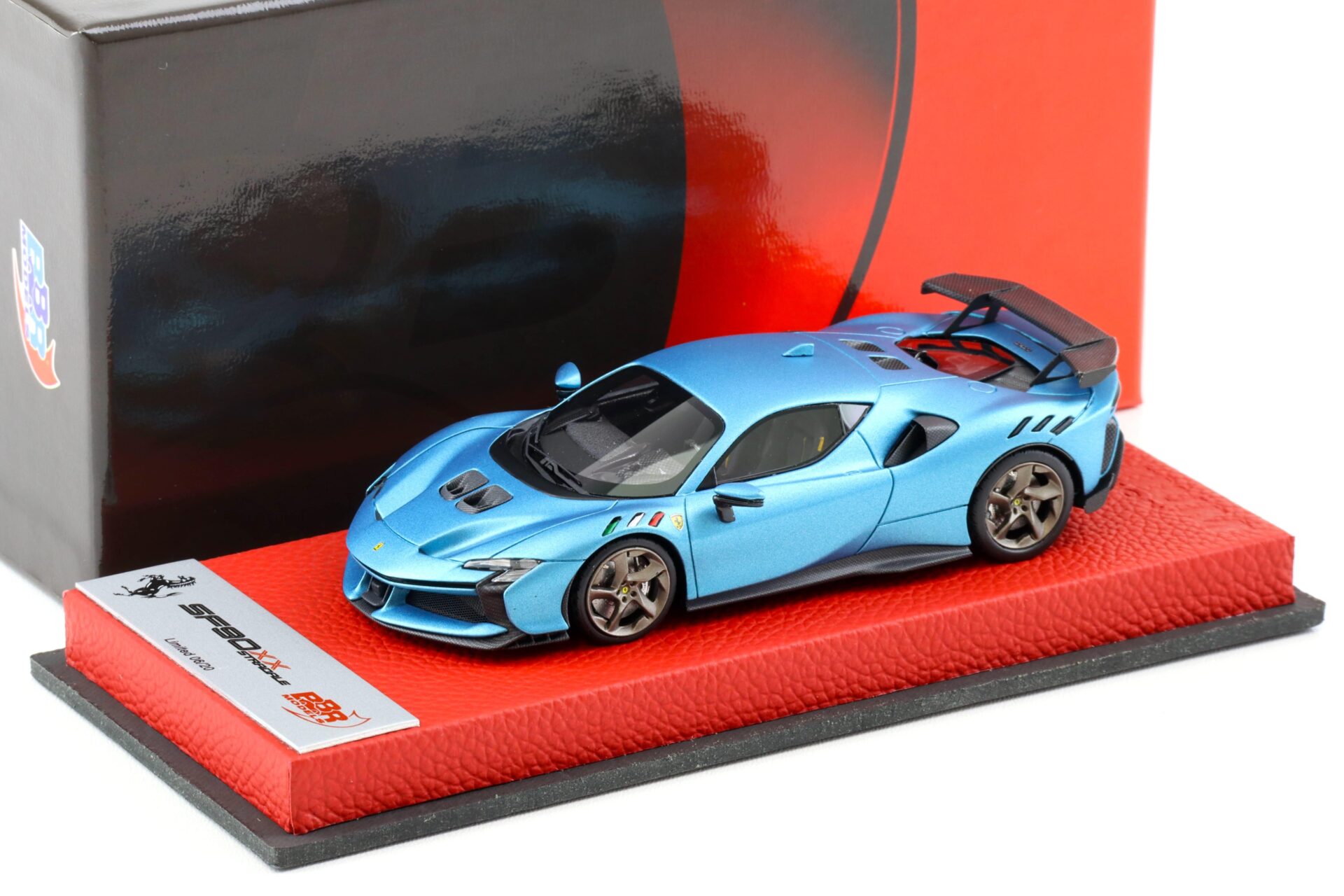 1:43 BBR Premium Ferrari SF90 XX Stradale Azzurro opaco blue - Limited 20 pcs.