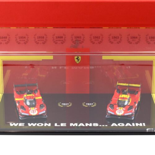 1:43 BBR Ferrari 499P Winner Le Mans 2024 Special Set #50 + #51 - Limited 100 pcs.