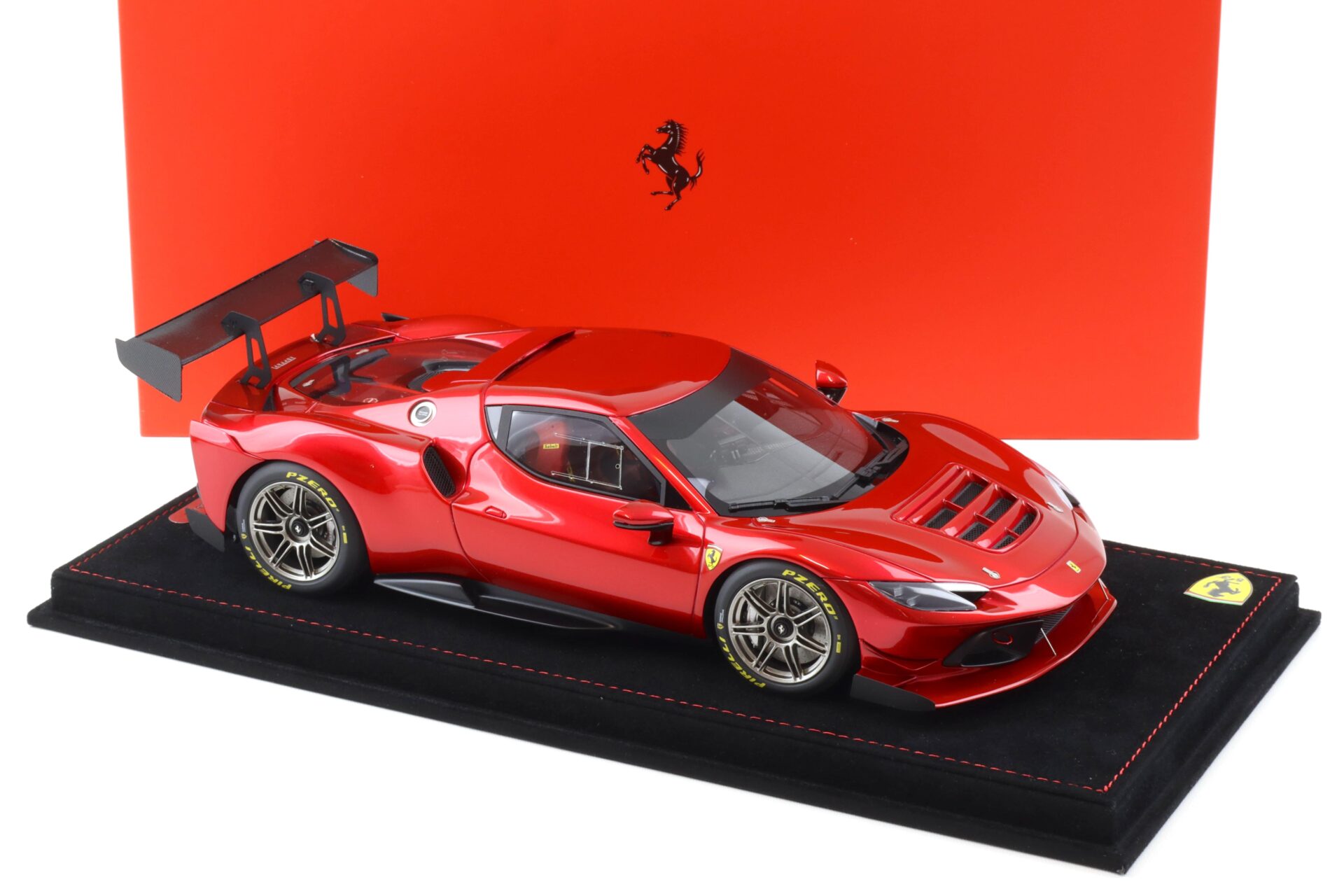 1:18 BBR Ferrari 296 Challenge 2023 Rosso Fuoco red - Limited 32 pcs.