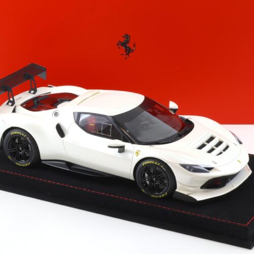 1:18 BBR Ferrari 296 Challenge 2023 Fuji white - Limited 12 pcs.