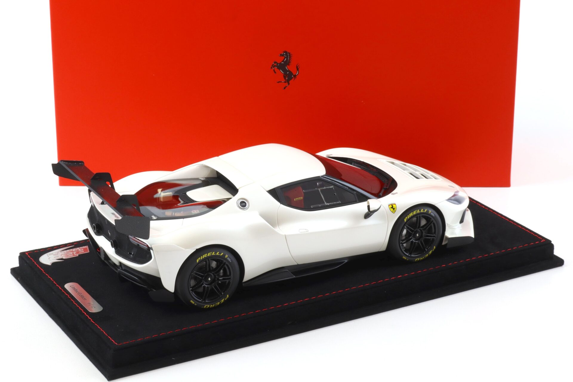 1:18 BBR Ferrari 296 Challenge 2023 Fuji white - Limited 12 pcs.