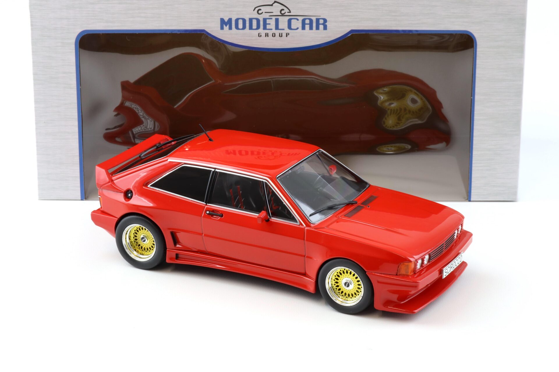 1:18 MCG VW Volkswagen Scirocco Rieger GTO 1980 red