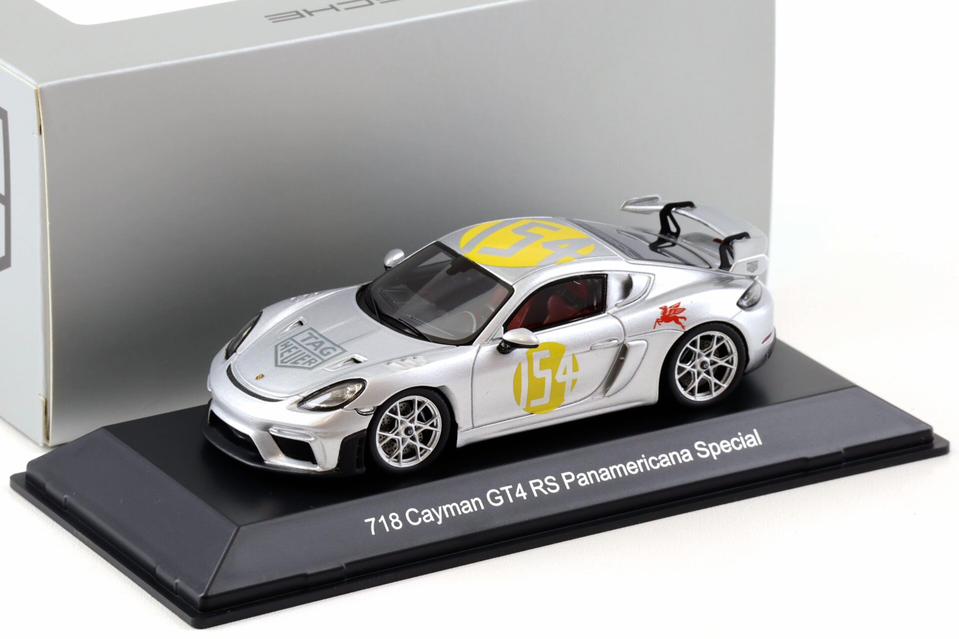 1:43 Spark Porsche 718 Cayman GT4 RS Panamericana Special #154 MAP Porsche Museum