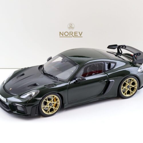 1:18 Norev Porsche Cayman GT4 RS Weissach Package 2023 Brewster green