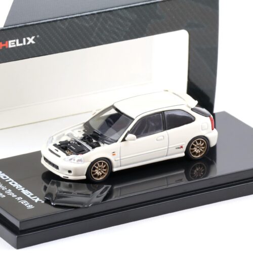 1:64 Motorhelix Honda Civic Type R (EK9) Mugen Championship white M65011