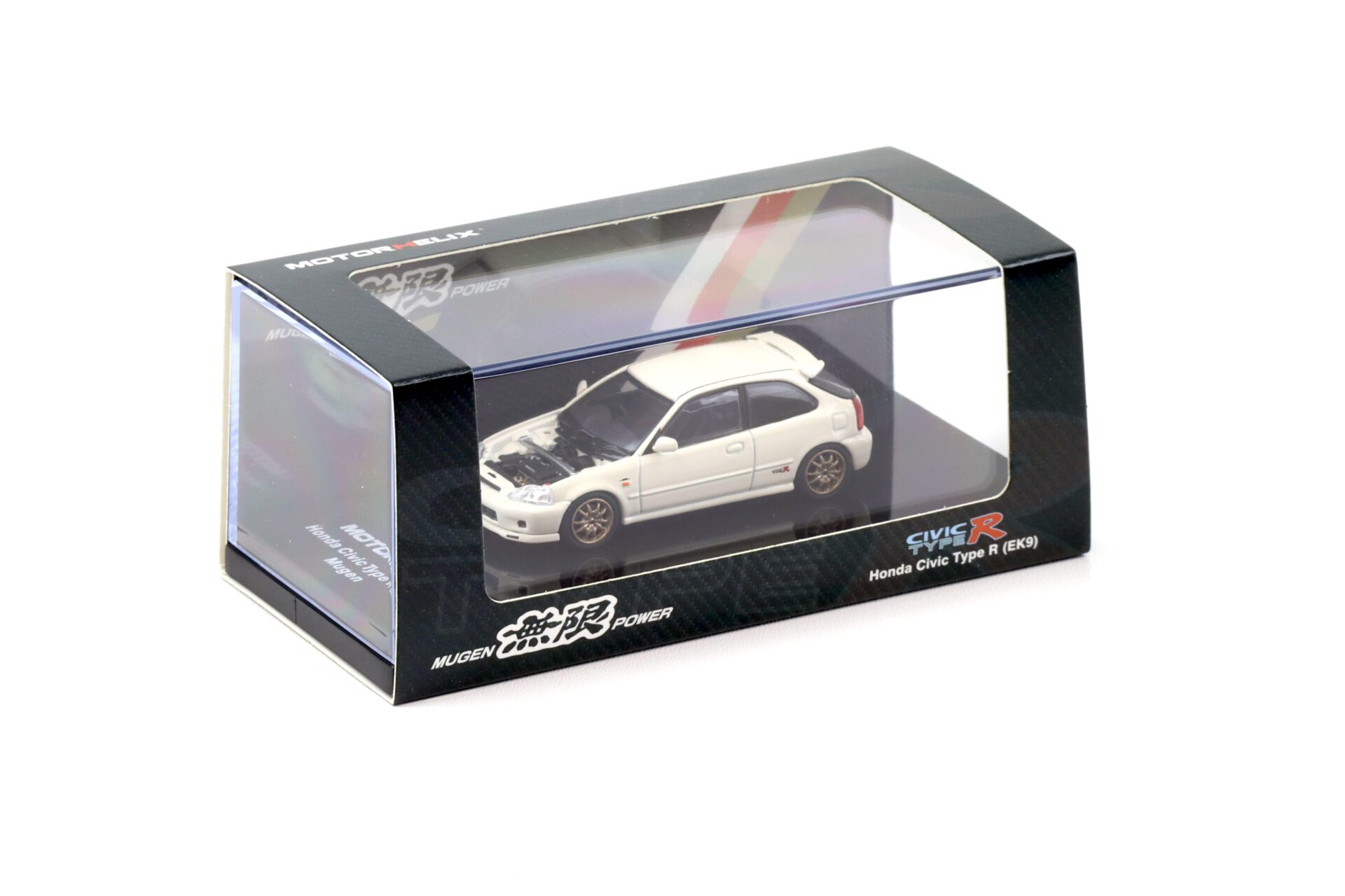 1:64 Motorhelix Honda Civic Type R (EK9) Mugen Championship white M65011