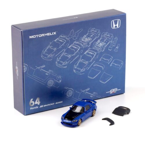 1:64 Motorhelix 64 Honda S2000 Mugen Apex blue Semi assembled Kit HEC EXPO