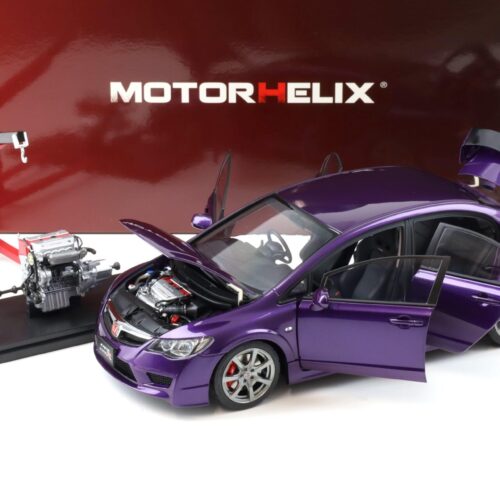 1:18 Motorhelix Honda Civic Type R (FD2) Late Version Deep violet pear M85407