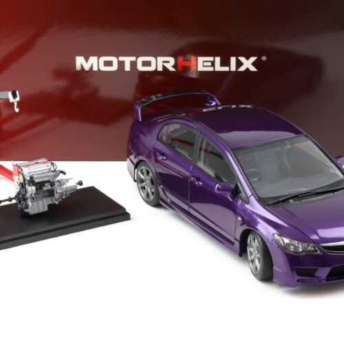 1:18 Motorhelix Honda Civic Type R (FD2) Late Version Deep violet pear M85407