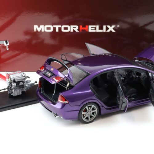 1:18 Motorhelix Honda Civic Type R (FD2) Late Version Deep violet pear M85407