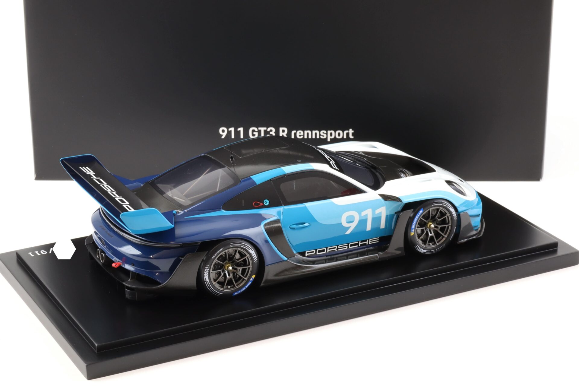 1:18 Spark Porsche 911 992 GT3 R Rennsport Speed Icon blue/ white WAP DEALER