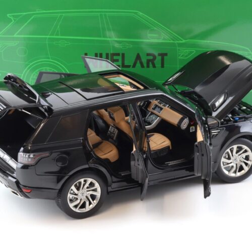 1:18 WHELART Range Rover Sport 2018 black / silver wheels