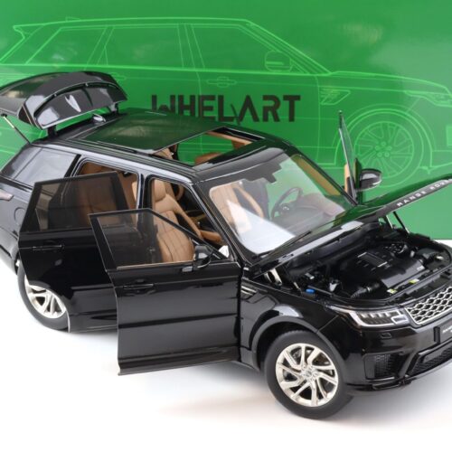 1:18 WHELART Range Rover Sport 2018 black / silver wheels