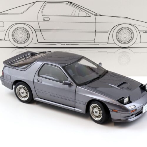 1:18 WHELART Mazda Savanna RX-7 FC3S Coupe grey metallic