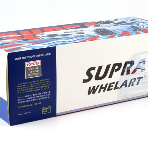 1:18 WHELART Toyota Supra A80 Coupe Midnight purple LHD with engine + wheels