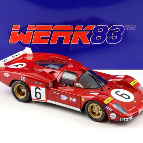 1:18 WERK83 Resin Ferrari 512S 24h LeMans 1970 #6 Vaccarella/ Giunti