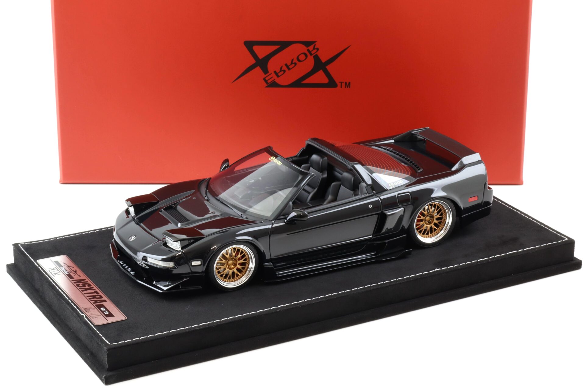 1:18 ERROR404 Honda NSX NSXTRA black/ gold wheels ER404-K - Limited 10 pcs.