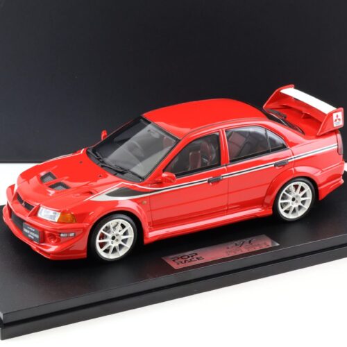 1:18 POP RACE Mitsubishi Lancer EVO 6.5 Tommi Makinen Edition red
