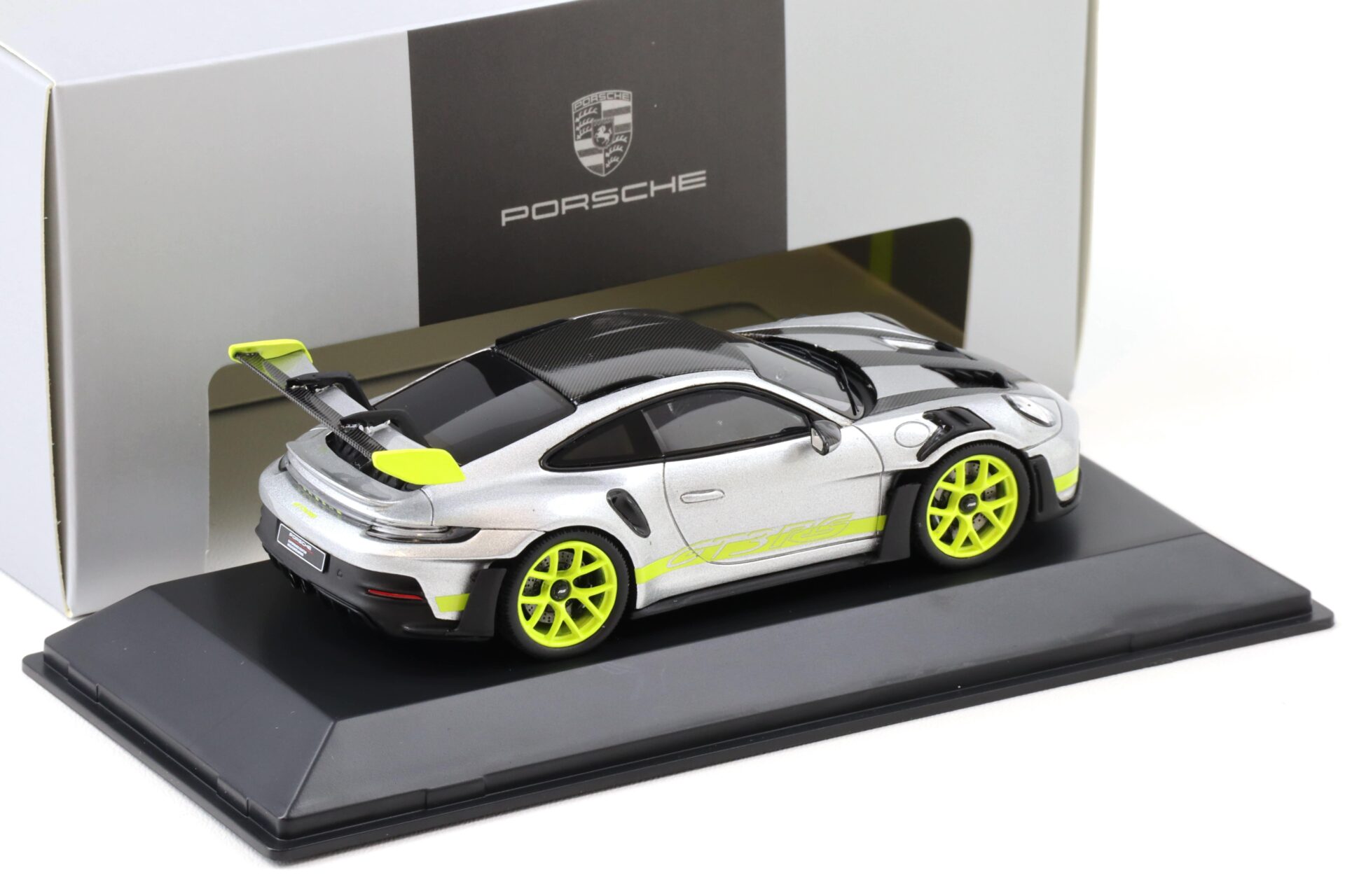 1:43 Spark Porsche 911 992 GT3 RS Hockenheim Experience silver/ Acid WAP DEALER
