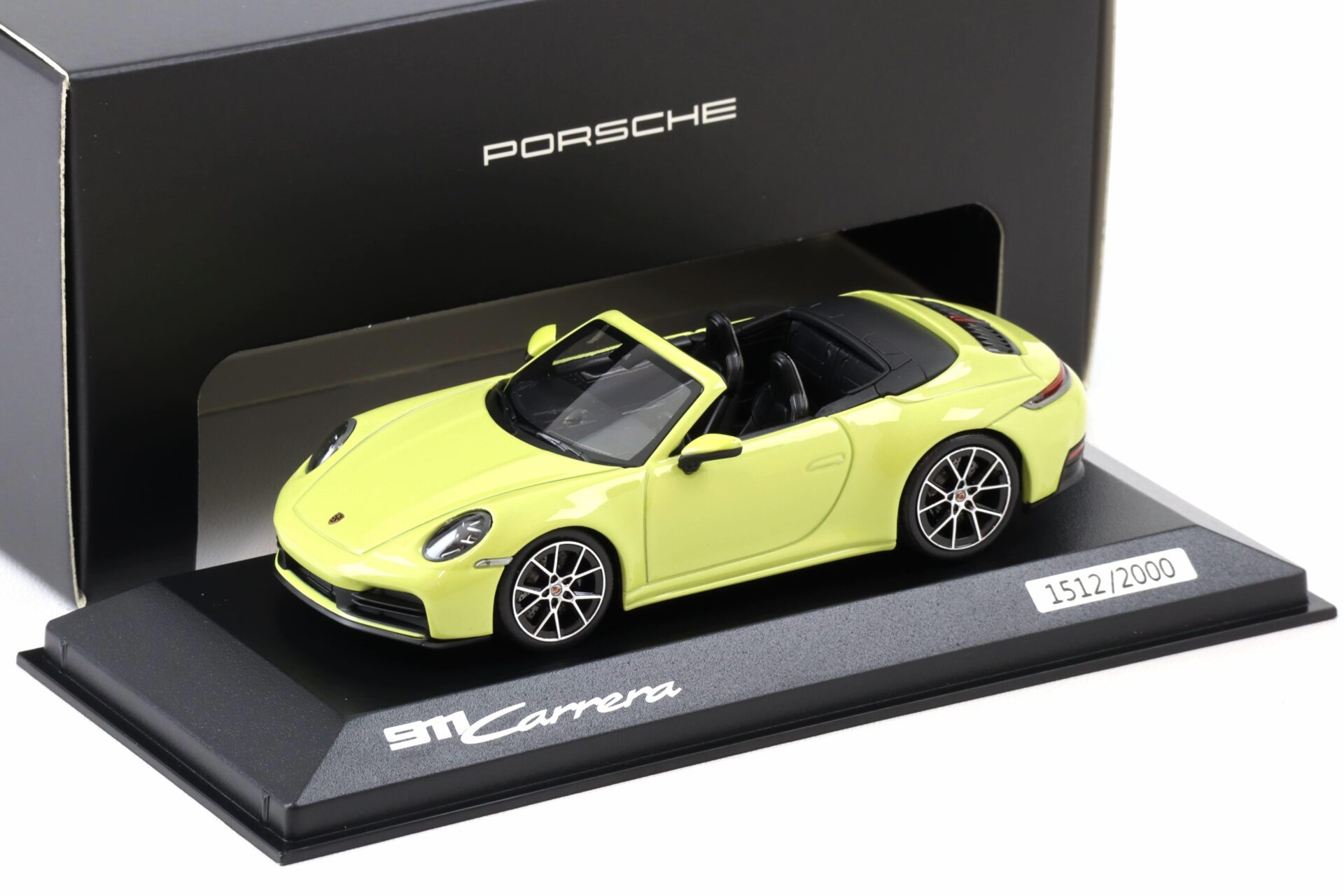 1:43 Minichamps Porsche 911 992.2 Carrera Cabriolet cartagena yellow WAP DEALER