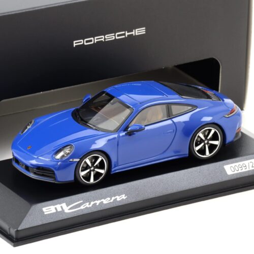 1:43 Minichamps Porsche 911 992.2 Carrera Coupe Lugano blue WAP DEALER
