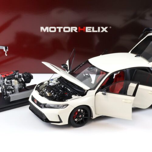 1:18 Motorhelix Honda Civic Type R (FL5) Campeonato blanco 2022 M85301 - Imagen 2