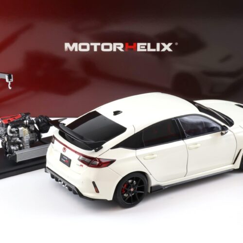 1:18 Motorhelix Honda Civic Type R (FL5) Campeonato blanco 2022 M85301 - Imagen 4