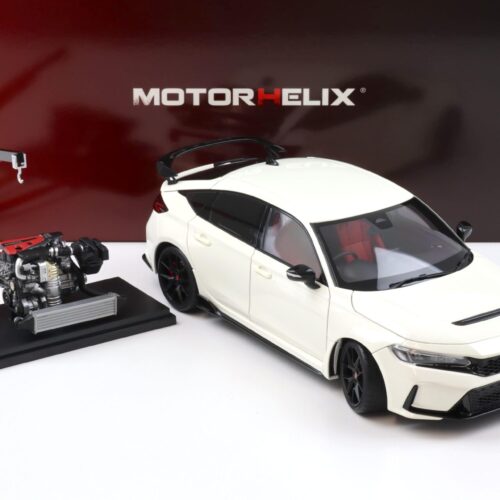 1:18 Motorhelix Honda Civic Type R (FL5) Campeonato blanco 2022 M85301 - Imagen 3