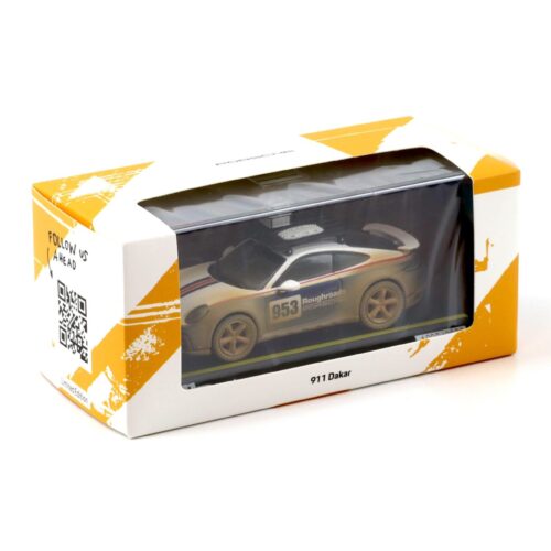 1:43 Spark Porsche 911 (992) Dakar AHEAD #953 Roughroads Dirty Version WAP DEALER