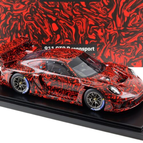 1:18 Spark Porsche 911 992 GT3 R Racing TC01 RX Testcar rojo/negro WAP DEALER - Imagen 2