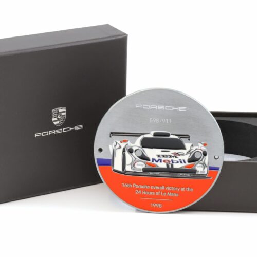 Original Porsche 911 GT1 #26 Le Mans Grill Badge Emblem WAP DEALER VERSION - Imagen 1