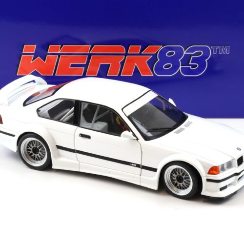 1:18 WERK83 BMW M3 E36 GTR Street Coupe Plain Body white
