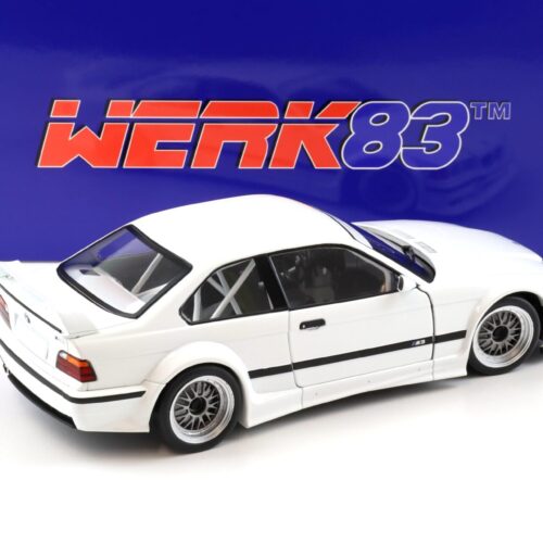 1:18 WERK83 BMW M3 E36 GTR Street Coupe Plain Body white