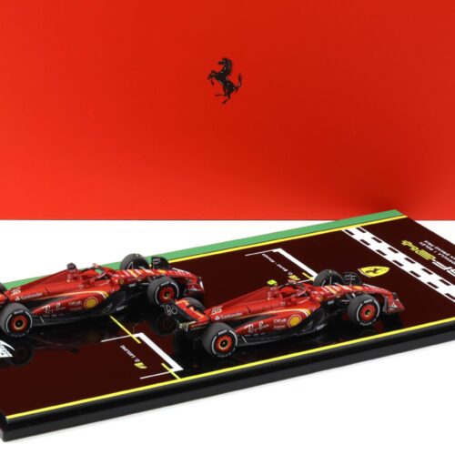 1:43 BBR Ferrari SF-24 Australien GP 2024 Special Set Leclerc + Sainz - Limited 100 pcs.