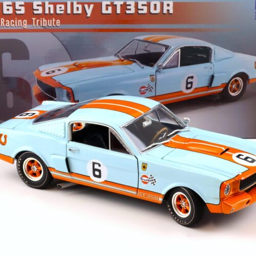 1:18 ACME 1965 Shelby GT350R Coupe Gulf Racing Tribute #6 blue/ orange