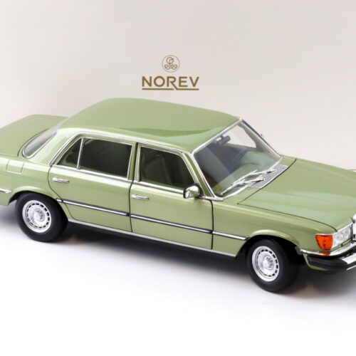 1:18 Norev Mercedes 450 SEL 6.9 W116 US-Version 1979 TV Series Dallas green metallic