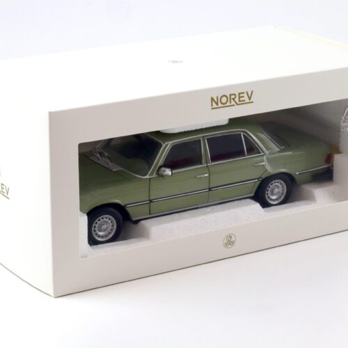 1:18 Norev Mercedes 450 SEL 6.9 W116 US-Version 1979 TV Series Dallas green metallic