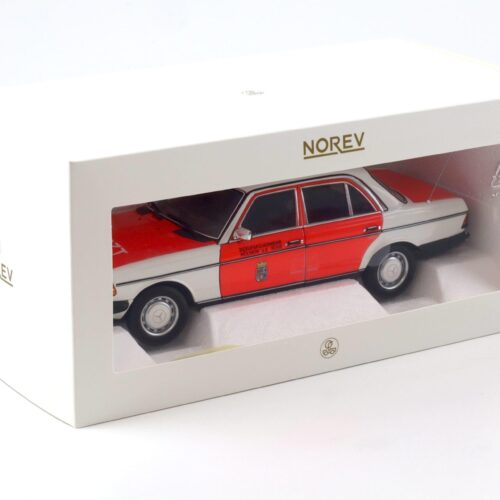 1:18 Norev Mercedes 200 W123 Limousine Notarzt Ambulance 1984