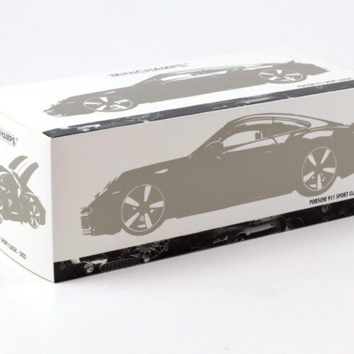 1:18 Minichamps Porsche 911 992 Sport Classic Coupe 2022 grey metallic