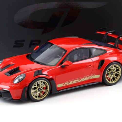 1:12 GT Spirit GT939 Porsche 911 992 GT3 RS Coupe Guards red/ gold wheels 2021
