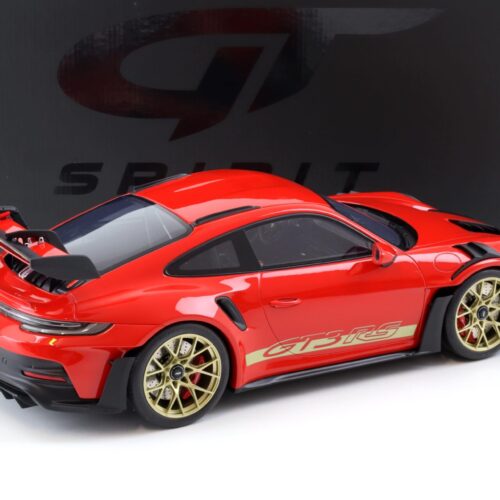 1:12 GT Spirit GT939 Porsche 911 992 GT3 RS Coupe Guards red/ gold wheels 2021
