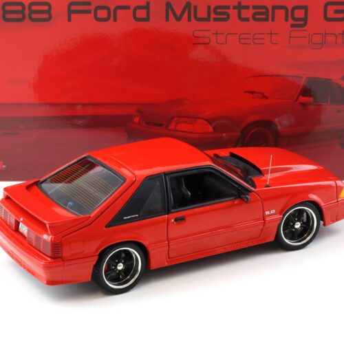 1:18 GMP 1988 Ford Mustang GT Coupe Street Fighter red