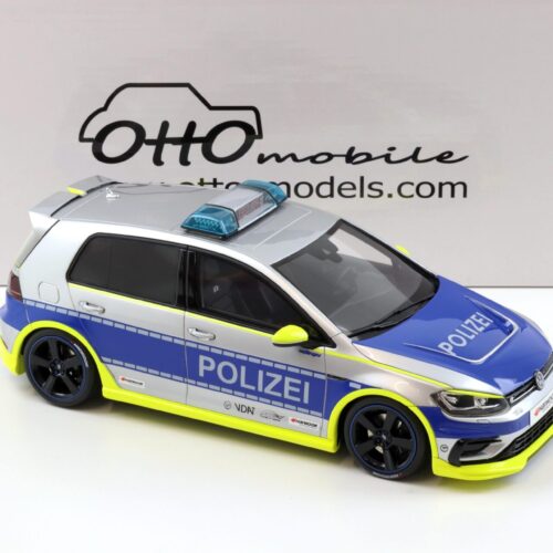 1:18 OTTO mobile OT1117 VW Golf VII R Oettinger Polizei silver 2018