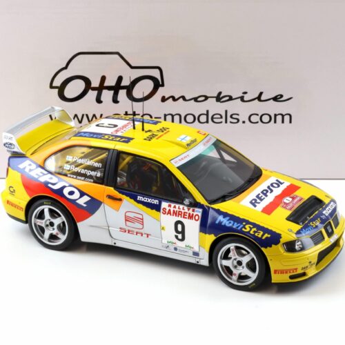 1:18 OTTO mobile OT483 Seat Cordoba EVO 2 WRC Rally San Remo 1999 Rovanpera