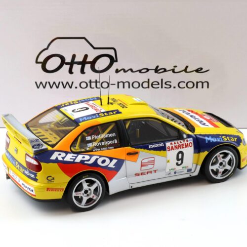 1:18 OTTO mobile OT483 Seat Cordoba EVO 2 WRC Rally San Remo 1999 Rovanpera