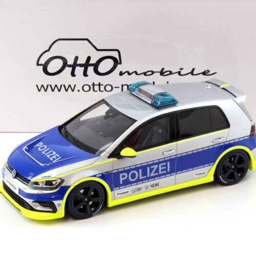 1:18 OTTO mobile OT1117 VW Golf VII R Oettinger Polizei silver 2018