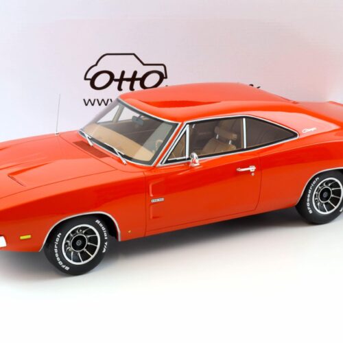 1:12 OTTO mobile G060 Dodge Charger Hemi Coupe 1969 orange + Decals