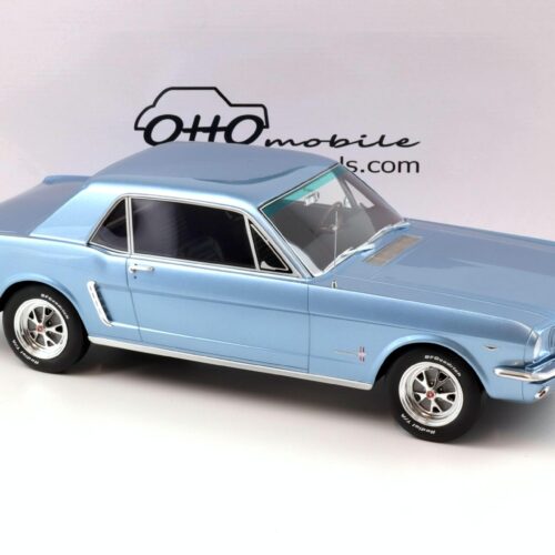 1:12 OTTO mobile G089 Ford Mustang V8 Hardtop Pony Coupe 1965 blue metallic